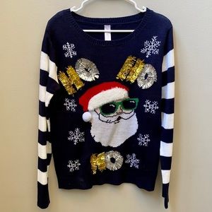 No Boundaries | Ugly Christmas Sweater Santa